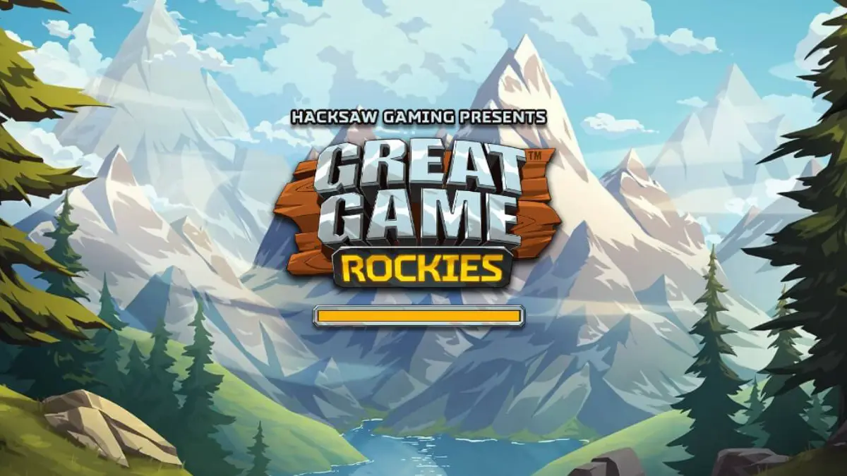 Pemandangan pegunungan yang indah di slot Great Game Rockies